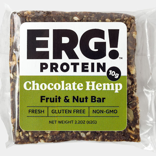 Chocolate Hemp ERG! Fruit & Nut Bar