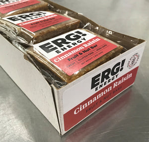 Cinnamon Raisin ERG! - Box of 12 Bars