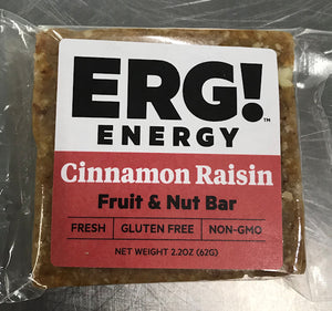 Cinnamon Raisin ERG! Fruit & Nut Bar