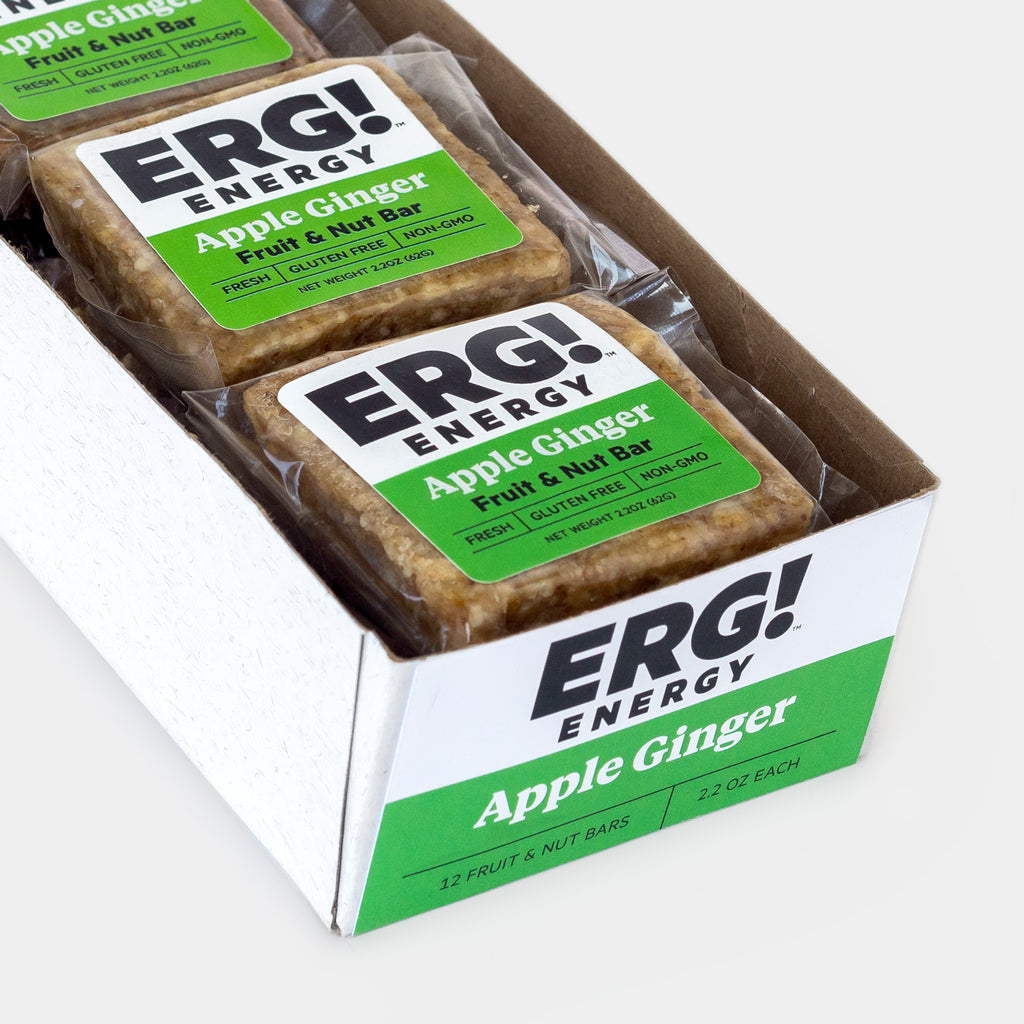 Apple Ginger ERG! - Box of 12 Bars