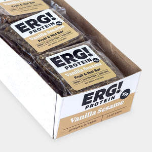 Vanilla Sesame ERG! Bars - Box of 12