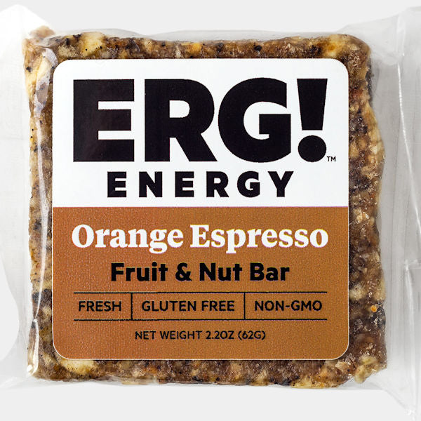 Orange Espresso ERG! Fruit & Nut Bar