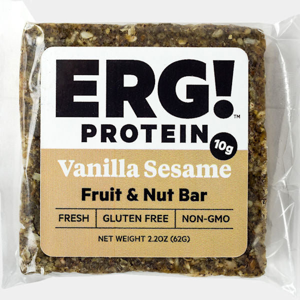 Vanilla Sesame ERG! Fruit & Nut Bar